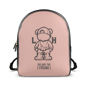 Genuine Leather ['PNK] Backpack - LH ['ŪNIVERSITY] Edition