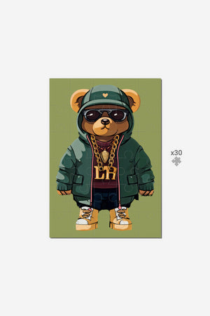 Little Humn LH Lil Hu Bear Kids Jigsaw Puzzle