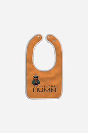 Little Humn Shine Orange Lil Hu Baby Bib