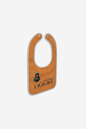 Little Humn Shine Orange Lil Hu Baby Bib