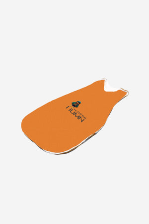 Little Humn ORG Orange Poly Fleece Baby Sleeping Bag