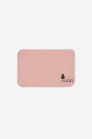 Little Humn PNK Pink Poly Fleece Baby Changing Mat