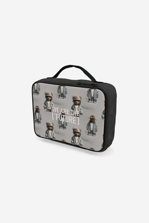 Little Humn Grey We Are The Future Kids Lunch Bag