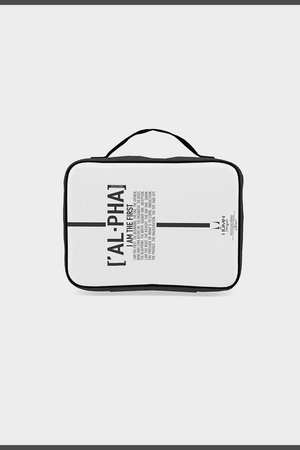 Alpha White Lunch Box Bag