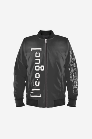 Grey World Tour Bomber Jacket