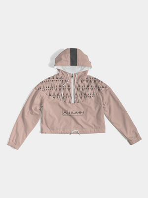 Pink PNK Crop Windbreaker