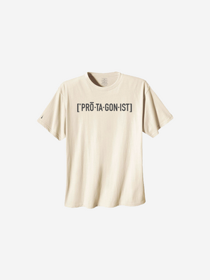 Bone Protagonist T-Shirt #color_bone